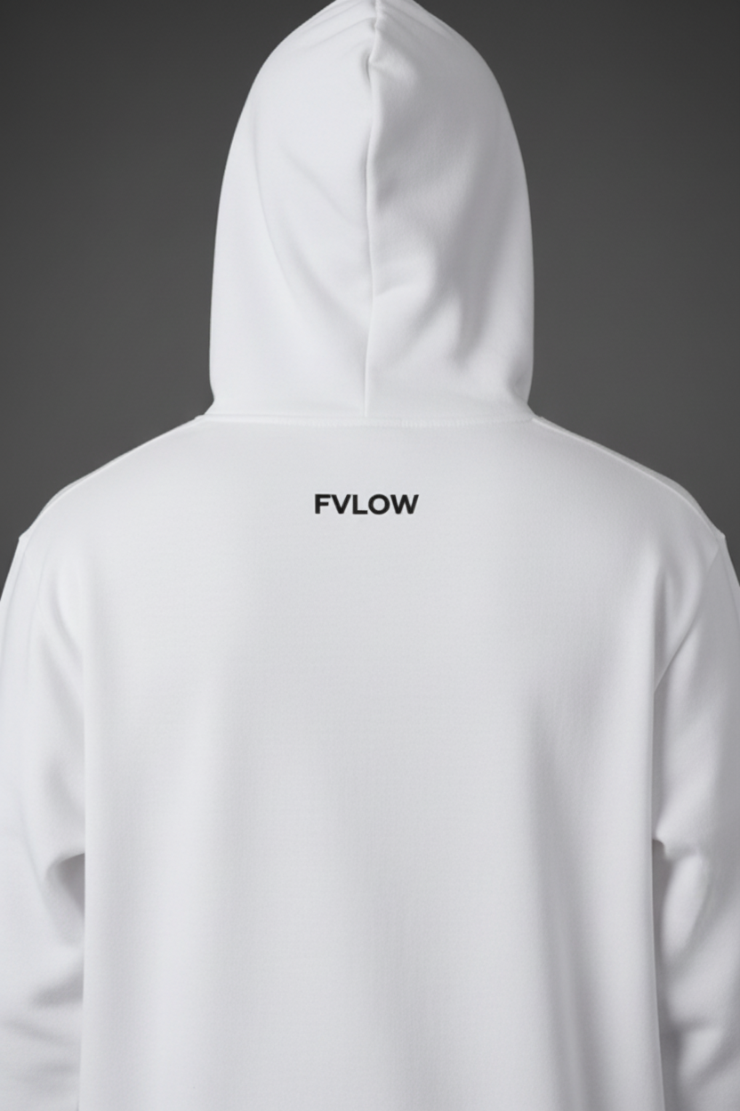 FVLOW Hoodie "Your Dreams" — Blanc | Drop 001