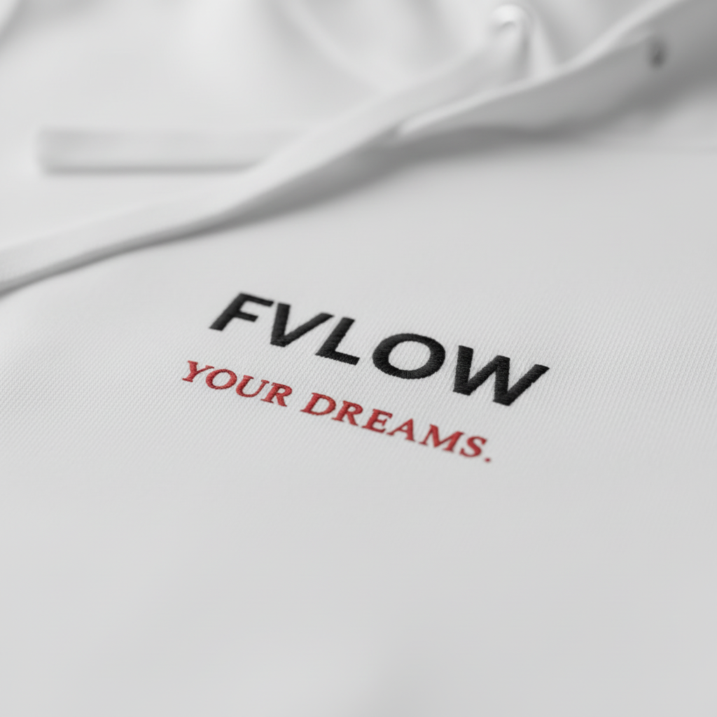 FVLOW Hoodie "Your Dreams" — Blanc | Drop 001